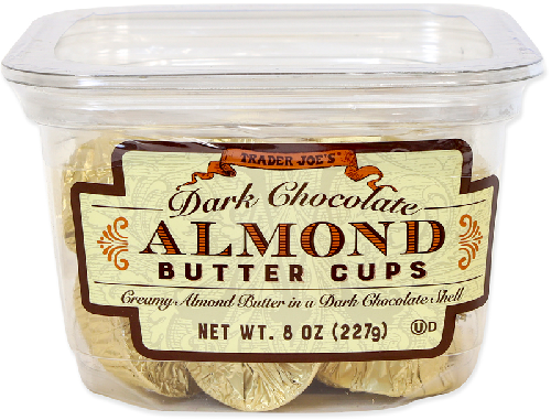 Trader Joe's Dark Chocolate Peanut Butter Cups 16 oz