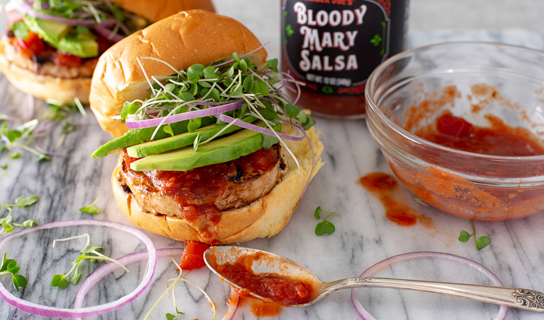 Trader Joe's Salmon Burgers with Creamy Slaw - The Fig Jar